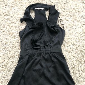 A mini dress